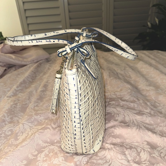 Brahmin Asher La Scala Marina Leather Shoulder Bag - Picture 5 of 10